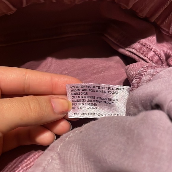 𝅺AVA‎ & Viv Pink Paperbag Jeans 24W - Picture 5 of 11